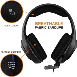 Casque Gamer Filaire - The G-Lab - KORP COBALT - Microphone - PC/PS4/Xbox One...