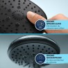 Ensemble de douche avec pommeau 2 jets, barre et flexible - GROHE Vitalio Com...