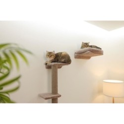 Mur d'escalade pour chats - KERBL - MONTE ALPI - 8 pièces - Gris - Tour d'esc...