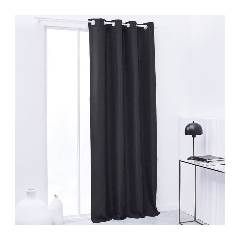 TODAY Rideau Isolant Thermique Essential Uni - 140 x 240 cm - Fusain