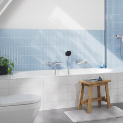 GROHE Mitigeur thermostatique Bain / Douche Precision Trend, protection anti-...