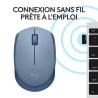 Souris - Sans Fil - Logitech - M171 - Bleu gris - Ambidextre