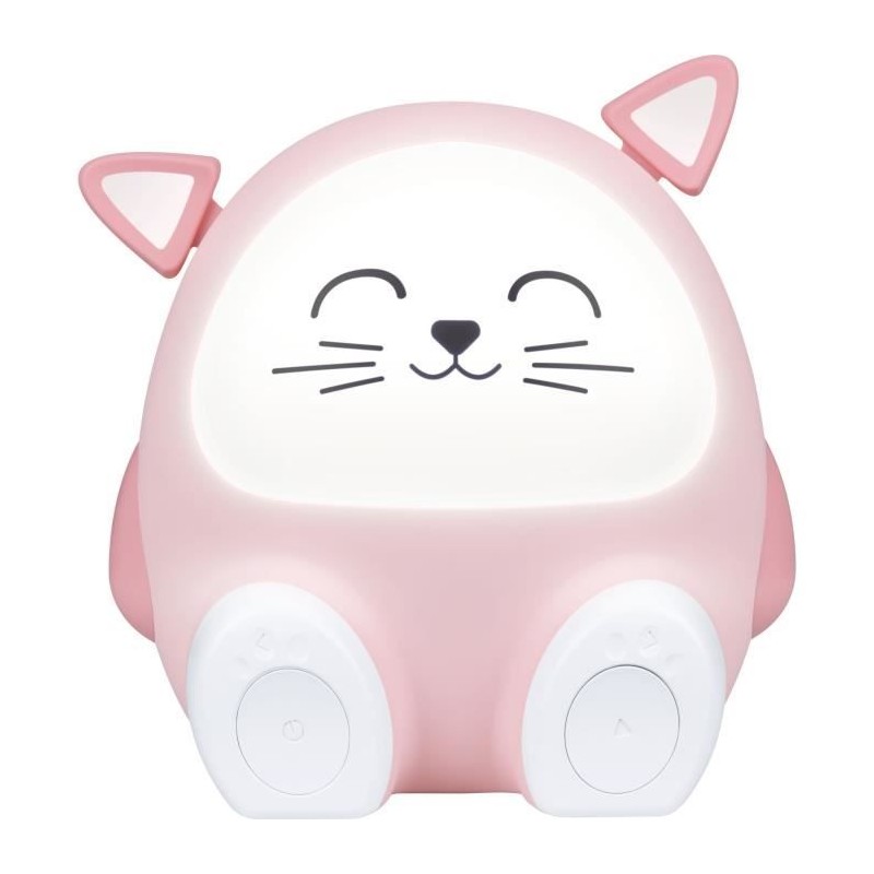 Enceinte lumineuse & veilleuse - BIGBEN - Chat - Bluetooth 5.0, 15W, Veilleus...