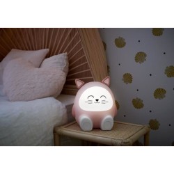 Enceinte lumineuse & veilleuse - BIGBEN - Chat - Bluetooth 5.0, 15W, Veilleus...