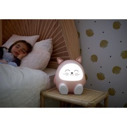 Enceinte lumineuse & veilleuse - BIGBEN - Chat - Bluetooth 5.0, 15W, Veilleus...