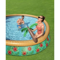 Kit Piscine hors sol autoportante BESTWAY - Fast Set - 457 x 84 cm - Ronde (L...