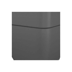 Pot de fleur CAPRI CAMPANA - Plastique - Anthracite - Carré - L 36,5 x P 33,5...