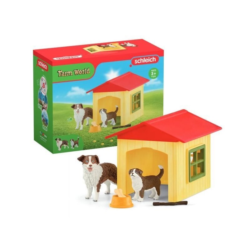 Figurine Niche pour Chien , pour enfants des 3 ans, coffret, 18,8 x