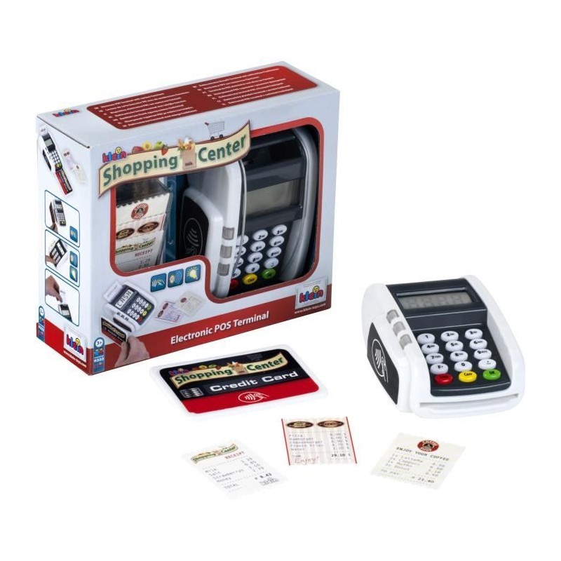 Terminal de paiement électronique avec carte bancaire et tickets de caisse - ...