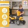 Tracteur a pédales FALK SuperBuilder - capot ouvrant et remorque - pour enfan...