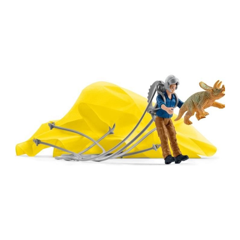 Sauvetage en Parachute, Coffret schleich avec 1 parachute, 1 figurine