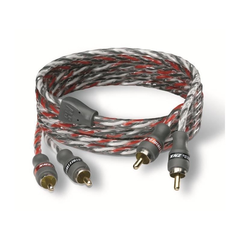 Câble RCA 1 metre - MTX AUDIO - ZNX1.2 - ZeroNoise Stéréo 100% - Cuivre Hyper...