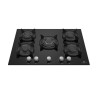Table 5 foyers CONTINENTAL EDISON - Gaz verre noir