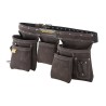Ceinture porte-outils cuir - marron