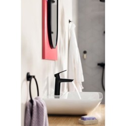Mitigeur lavabo monocommande GROHE Start - Noir mat - Taille M - Bec moyen - ...