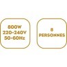 Fondue LITTLE BALANCE - Happy Fondue - Capacité 2L - Jusqu'a 8 personnes - Th...