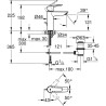 Mitigeur monocommande Lavabo GROHE - Taille M - Finition Chromé - Economie d'...