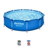 Kit Piscine hors sol tubulaire BESTWAY - Steel Pro™ - 305 x 76 cm - Ronde (Li...