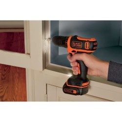 Kit visseuse sans fil - 12V - BLACK+DECKER - BDCDD12KB-QW - 2 batteries - cha...