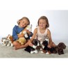 Gipsy Toys - Chien Berger Australien Assis - 25 cm - Blanc - Marron - Gris - ...