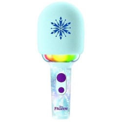 Lexibook - Microphone Karaoke Reine des Neiges - 3 modes et 4 effets sur la v...