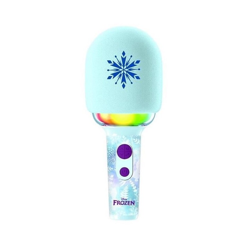 Lexibook - Microphone Karaoke Reine des Neiges - 3 modes et 4 effets sur la v...