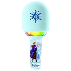 Lexibook - Microphone Karaoke Reine des Neiges - 3 modes et 4 effets sur la v...