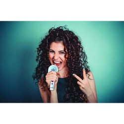 Lexibook - Microphone Karaoke Reine des Neiges - 3 modes et 4 effets sur la v...