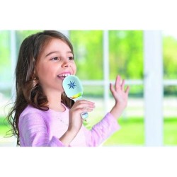 Lexibook - Microphone Karaoke Reine des Neiges - 3 modes et 4 effets sur la v...