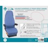 Housse universelle HTC EQUIPEMENTS - Pour siege de camion - Coton matelassé t...