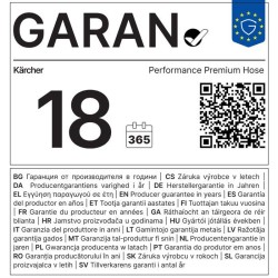 Tuyau d'arrosage KARCHER Performance Premium - 13 mm x 50 m - résistant a la ...