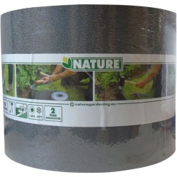 Bordure de jardin - NATURE - Gris - PE recyclé, épaisseur 3 mm - H15 cm x 10 ...