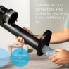 Machine a soda BRITA - SodaTRIO Noire - 1 Bouteille 1L et 1 Cylindre de CO2 i...