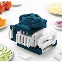 Mandoline pliable - ARTHUR MARTIN - AMM530 - 6 en 1 - 3 Lames de râpes et 3 l...