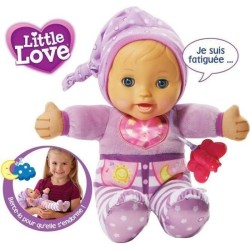 VTECH - Little Love - Mon Bébé à Bercer - Poupée Interactive Rose -
