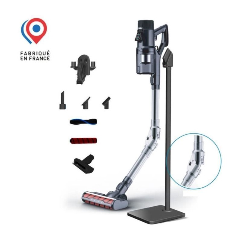 Aspirateur Balai sans fil - EZICLEAN Cycloboost FR15 Animal "Fabriqué en fran...