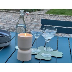 Lampe de table d'extérieur- BRILLIANT - LOVERE - Plastique - 3 W - Forme boug...