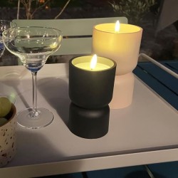 Lampe de table d'extérieur- BRILLIANT - LOVERE - Plastique - 3 W - Forme boug...