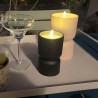 Lampe de table d'extérieur- BRILLIANT - LOVERE - Plastique - 3 W - Forme boug...
