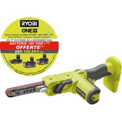 RYOBI - Lime 18V ONE+ - vitesse de la bande 260-630 m/min - bande 13 x 457 mm...