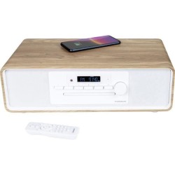 Micro-chaîne Bluetooth - THOMSON - Blanche et Noire - Radio FM/CD/MP3/USB, 60...