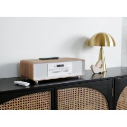 Micro-chaîne Bluetooth - THOMSON - Blanche et Noire - Radio FM/CD/MP3/USB, 60...