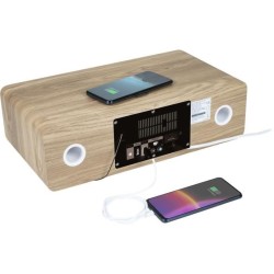 Micro-chaîne Bluetooth - THOMSON - Blanche et Noire - Radio FM/CD/MP3/USB, 60...