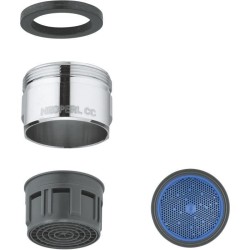 Mousseur - GROHE - Chromé 13927000 - Filetage externe - Aérateur classe C - 3...