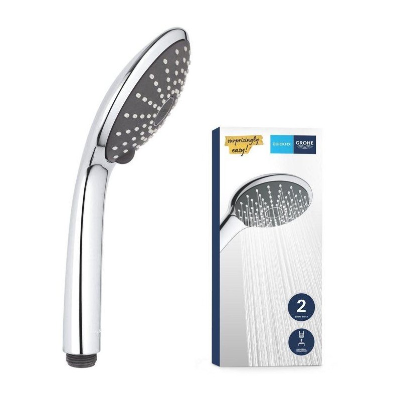 Douchette a main GROHE Vitalio Joy 110 Duo - Chromé - 2 jets - Economie d'eau...