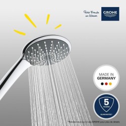 Douchette a main GROHE Vitalio Joy 110 Duo - Chromé - 2 jets - Economie d'eau...