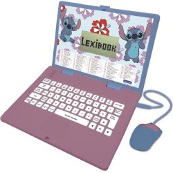 Ordinateur portable éducatif bilingue - Stitch - Lexibook - 124 activités (Fr...