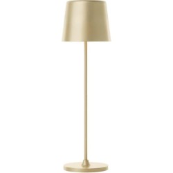 Lampe a poser d'extérieur - BRILLIANT - KAAMI - Rechargeable - Or mat - LED -...