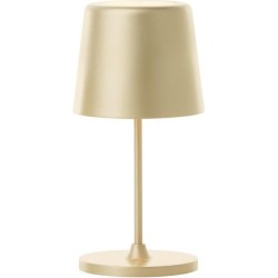 Lampe a poser d'extérieur - BRILLIANT - KAAMI - Rechargeable - Or mat - LED -...
