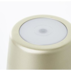 Lampe a poser d'extérieur - BRILLIANT - KAAMI - Rechargeable - Or mat - LED -...